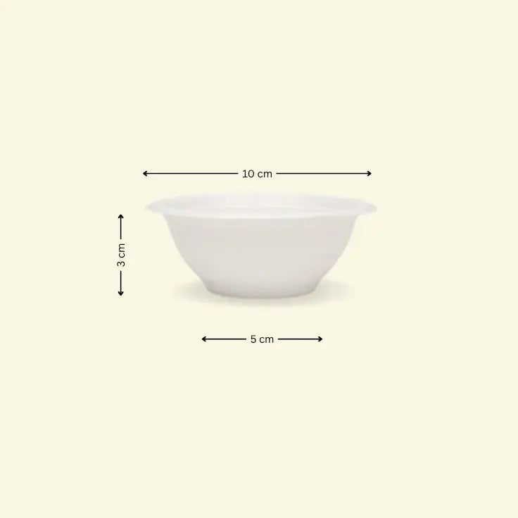 Bagasse Bowl 100ML ecopek