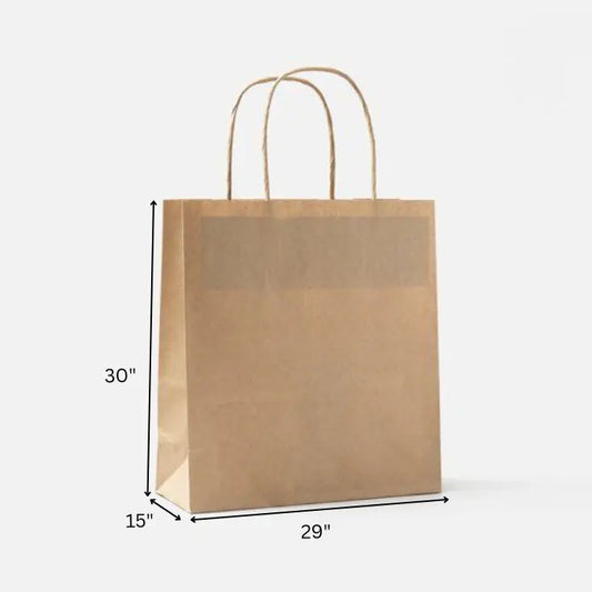 Brown Paper Bag With Twisted Handle 30x14x29 My Store