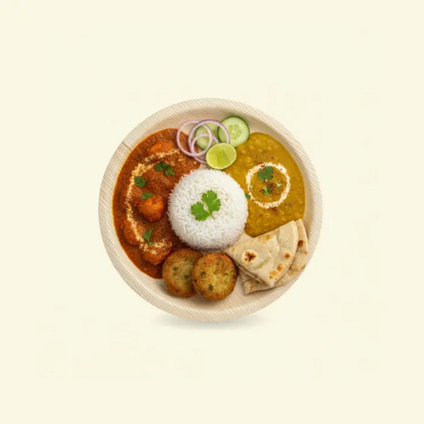 Areca leaf round plates 10" inch ecopek