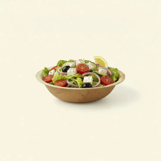 Areca leaf round bowl 5" inch ecopek