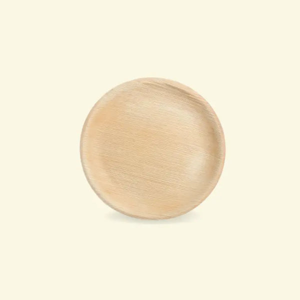 Areca leaf round plates 9" inch ecopek
