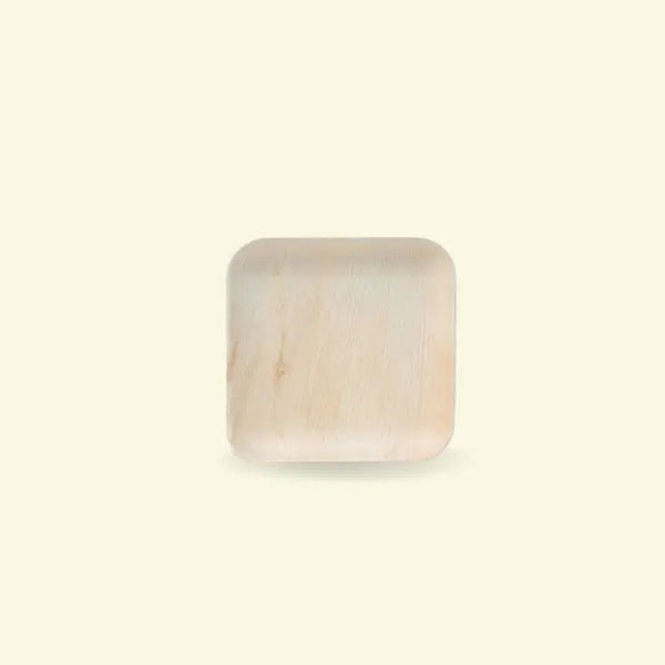 Areca leaf square plates 7x7" inch ecopek
