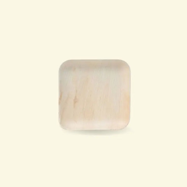 Areca leaf square plates 8x8" inch ecopek