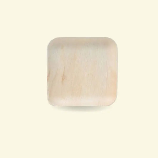 Areca leaf square plates 10x10" inch ecopek