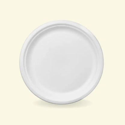 Bagasse round plates 11" inch ecopek