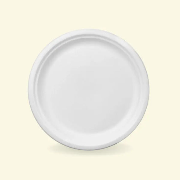 Bagasse round plates 11" inch ecopek