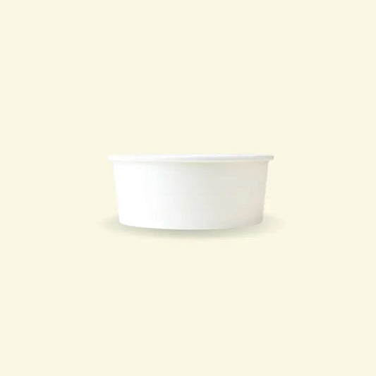 White Paper Bowls With PP Lead 1100ML ecopek
