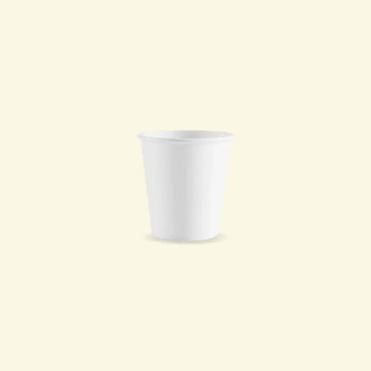 White paper cups 4 oz ecopek