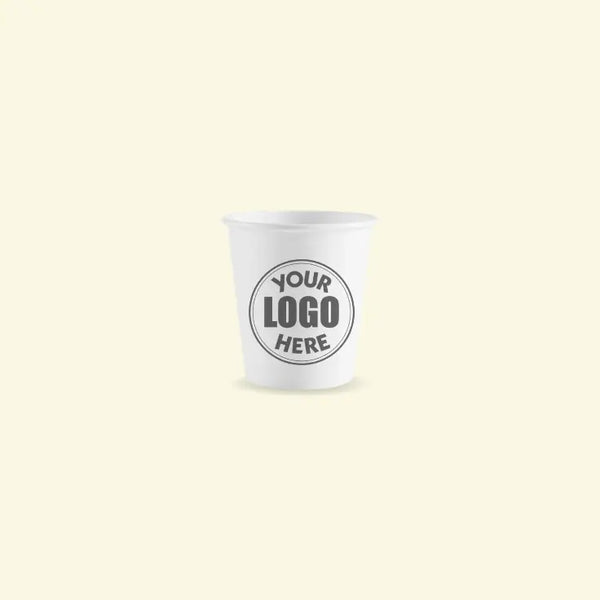 White paper cups 4 oz ecopek