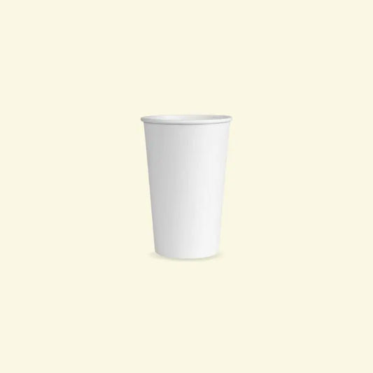 White paper cups 8 oz ecopek