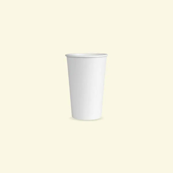 White paper cups 8 oz ecopek