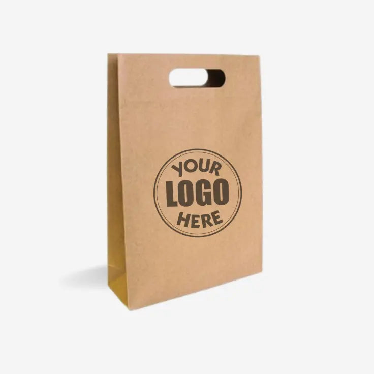 Brown Paper Bag D-Cut Handle 36x12x24 ecopek