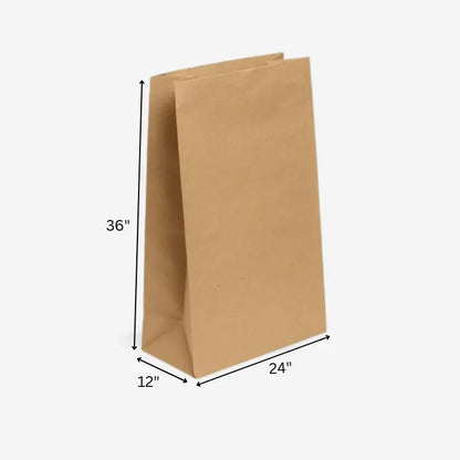 Brown Paper Bag Without Handle 36x12x24 My Store
