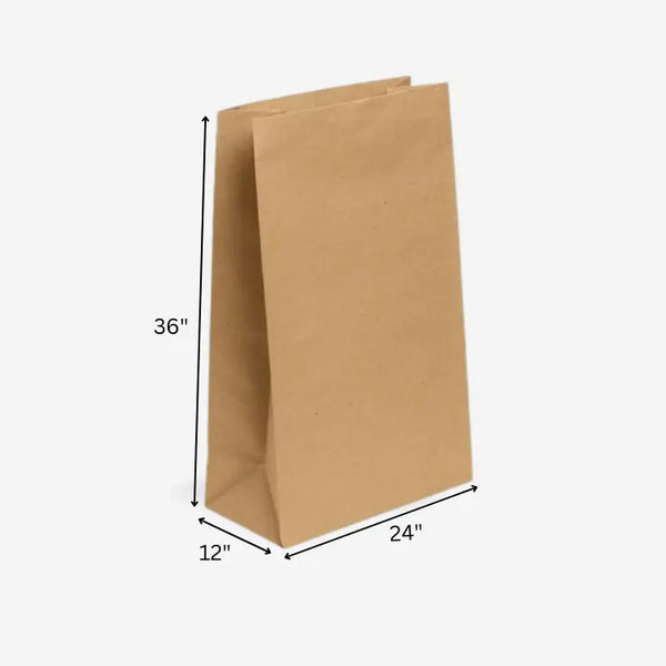 Brown Paper Bag Without Handle 36x12x24 My Store