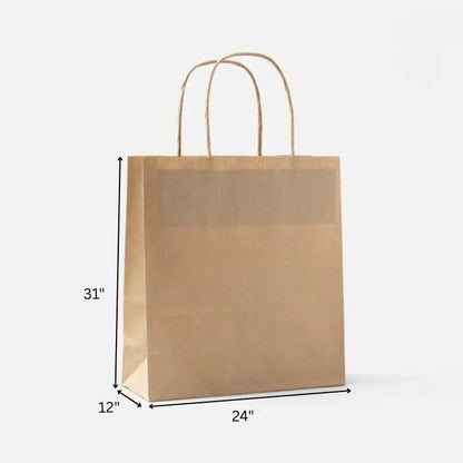 Brown Paper Bag With Twisted Handle 31x12x24 My Store