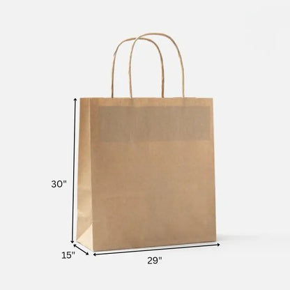 Brown Paper Bag With Twisted Handle 30x14x29 My Store