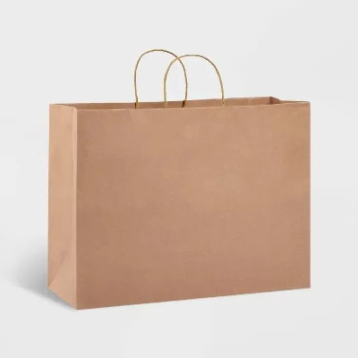 Brown Paper Bag With Twisted Handle 34x18x34 My Store