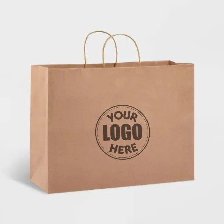 Brown Paper Bag With Twisted Handle 34x18x34 My Store
