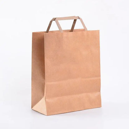 Brown Paper Bag With Flat Handle 28x11x21 My Store